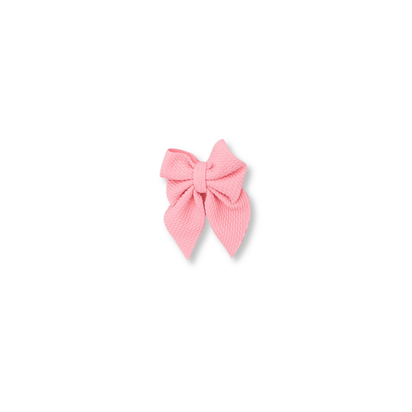 Sailor Bow | Clip in Hairbow | Handmade Bullet Bow | Small Bow | Bubblegum Pink | FINAL SALE