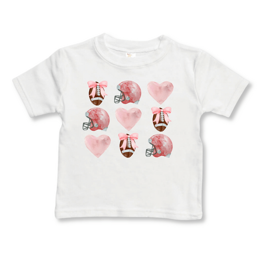 Toddler T-shirt | Game Day | Short Sleeves | Sizes 2T to 5/6T | Football Love | FINAL SALE