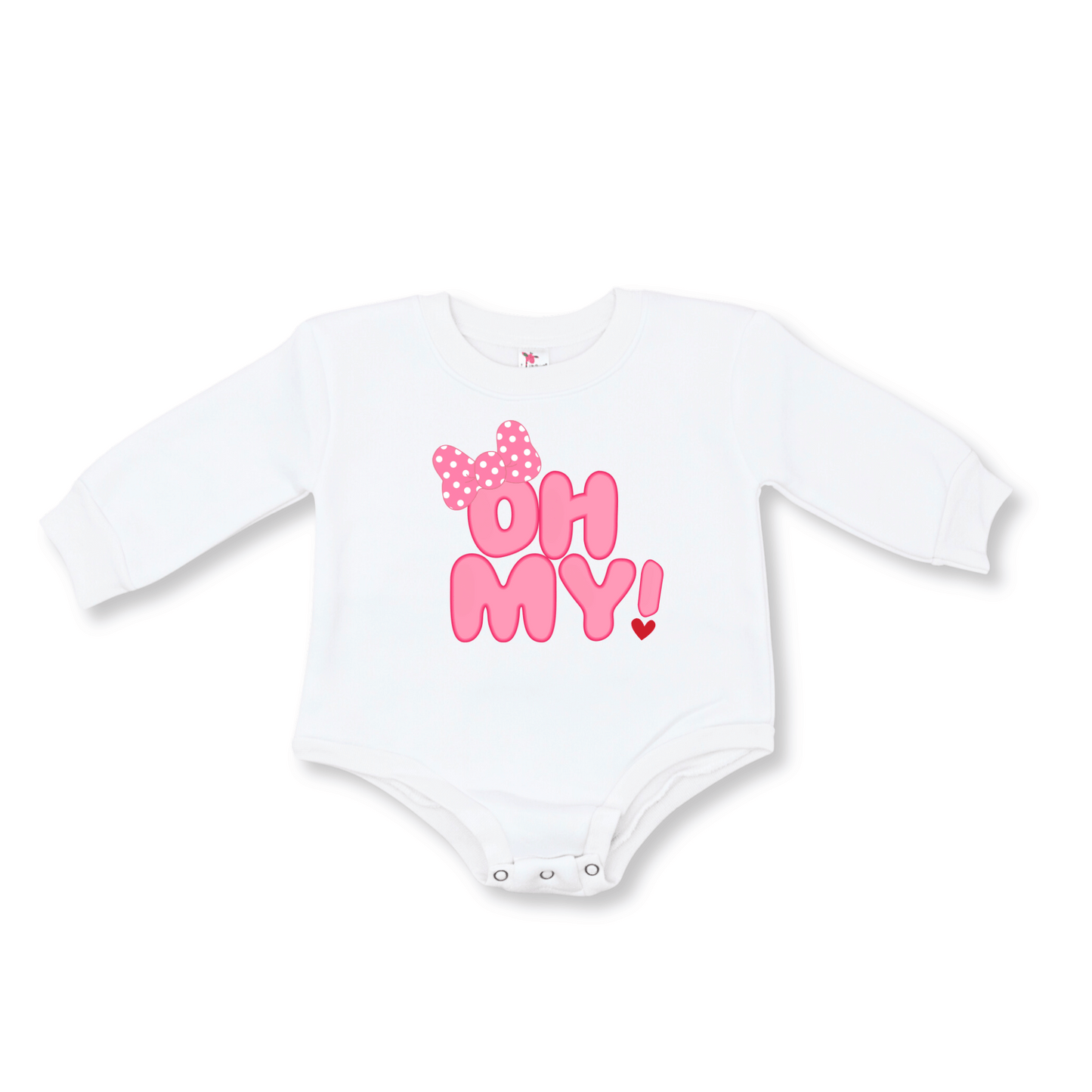 Baby Bubble Romper | 0-3m to 12-18m | Fleece | Oh My!