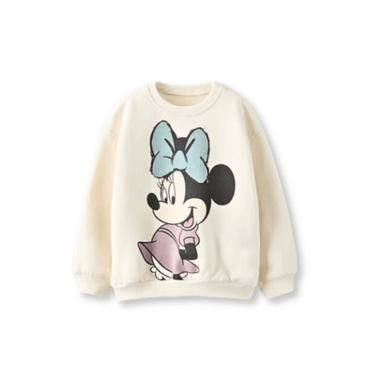 Toddler Pullover | 6-9m to 4T | Minnie Blue Bow