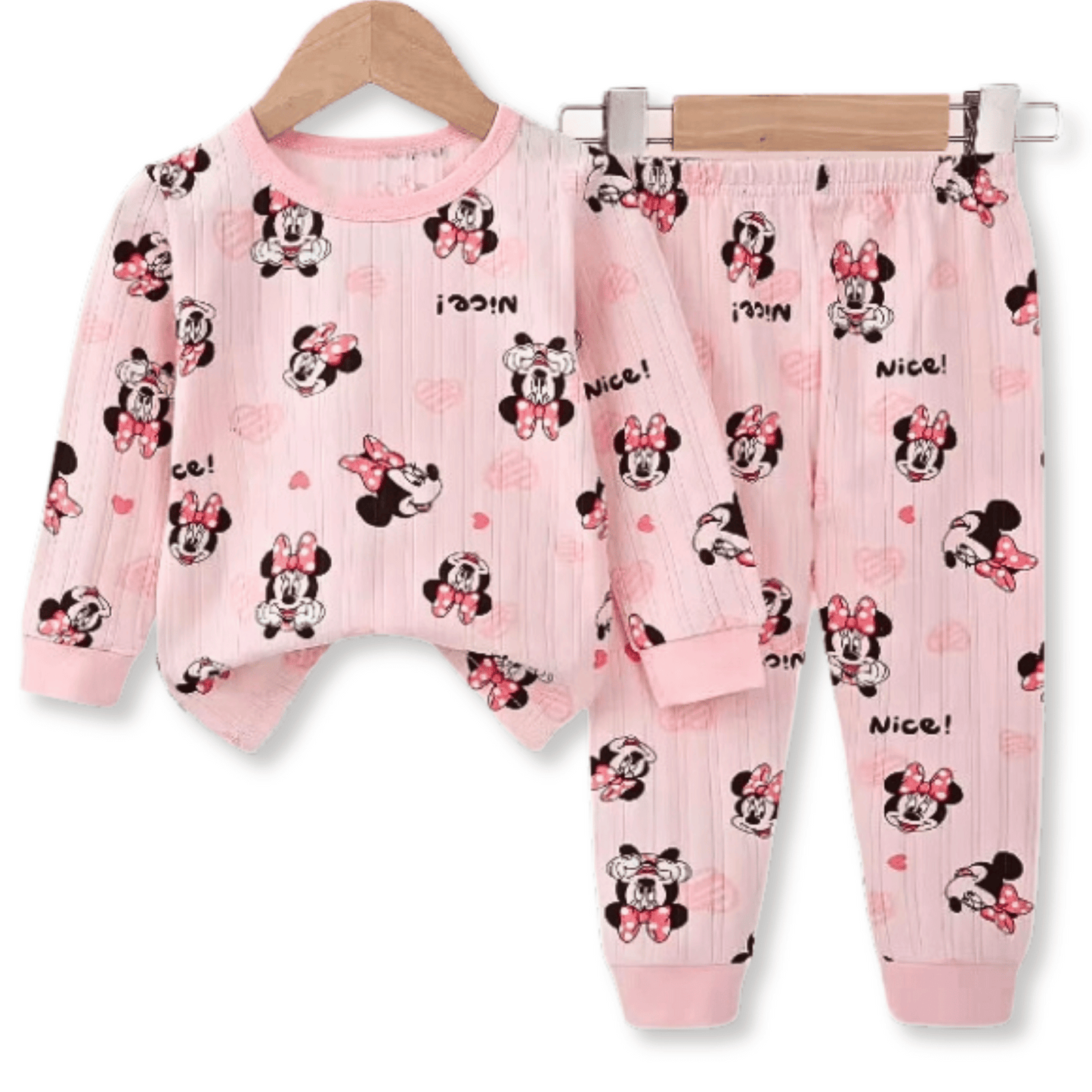 Baby & Toddler Two-Piece Set | 2T & 3T | Minnie Pink