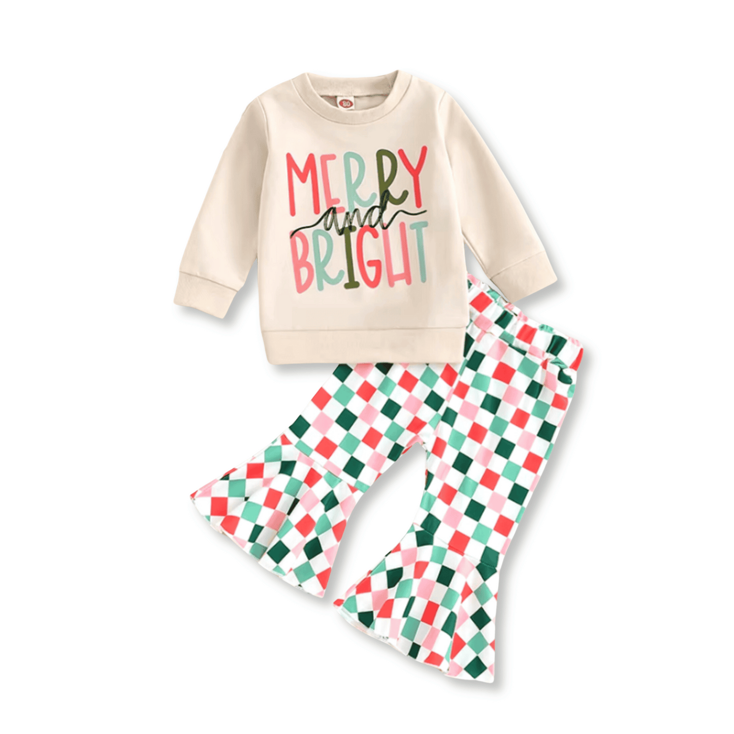 Baby & Toddler Two-Piece Set | Sizes 9-12m to 4T | Merry & Bright | FINAL SALE