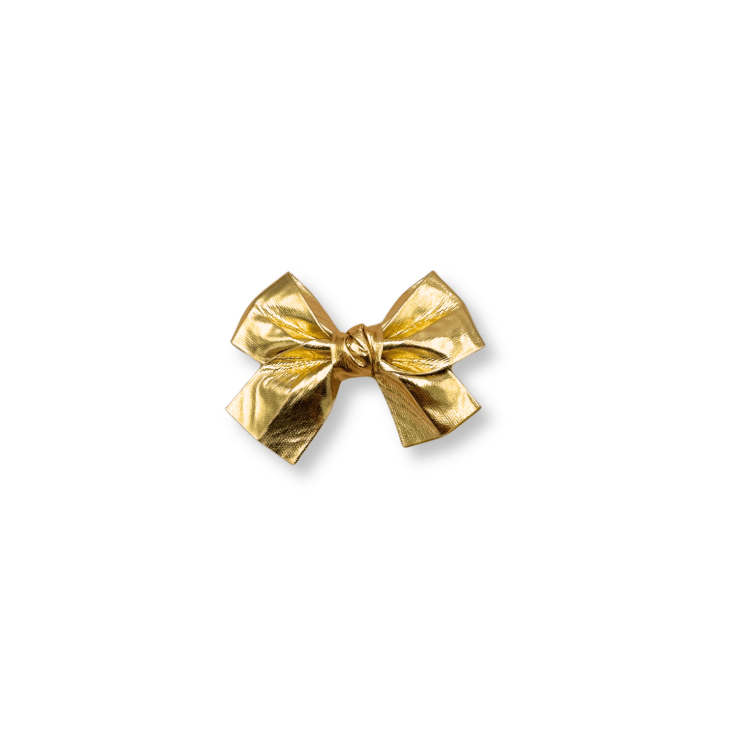 Baby & Toddler Bow | Clip in Hair Bow | Small Bow | Gold | FINAL SALE