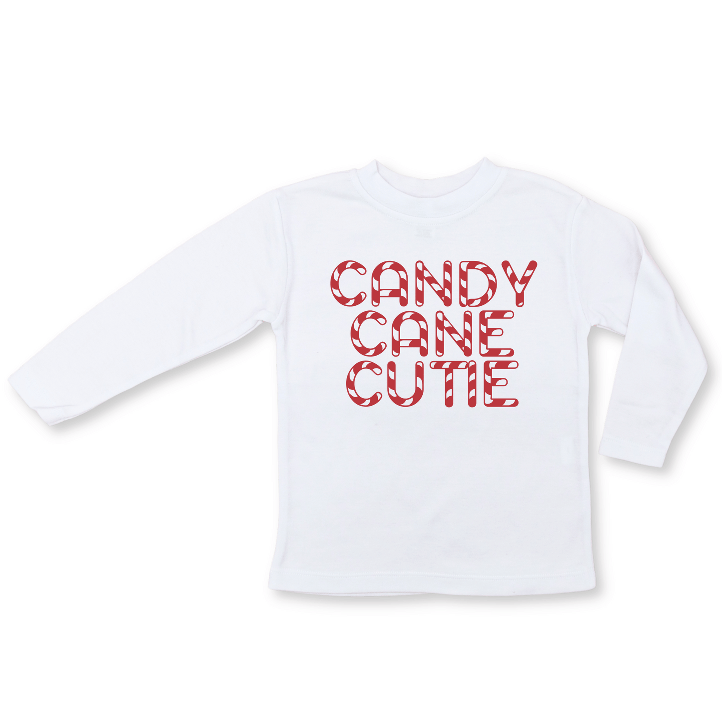 Toddler Girl's & Boy's T-shirt | Sizes 2T to 5/6T | Candy Cane Cutie | FINAL SALE