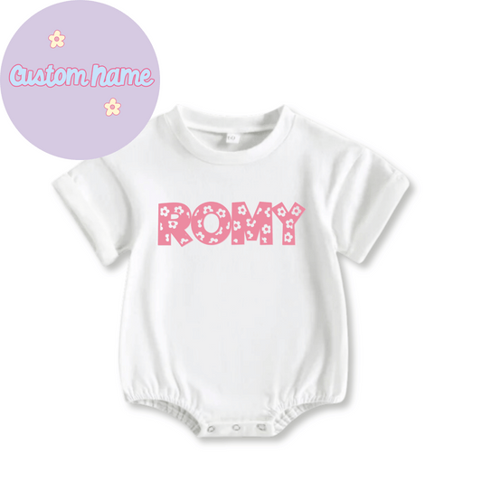 Baby & Toddler Romper | Sizes 3-6m up to 18-24m | Custom Name