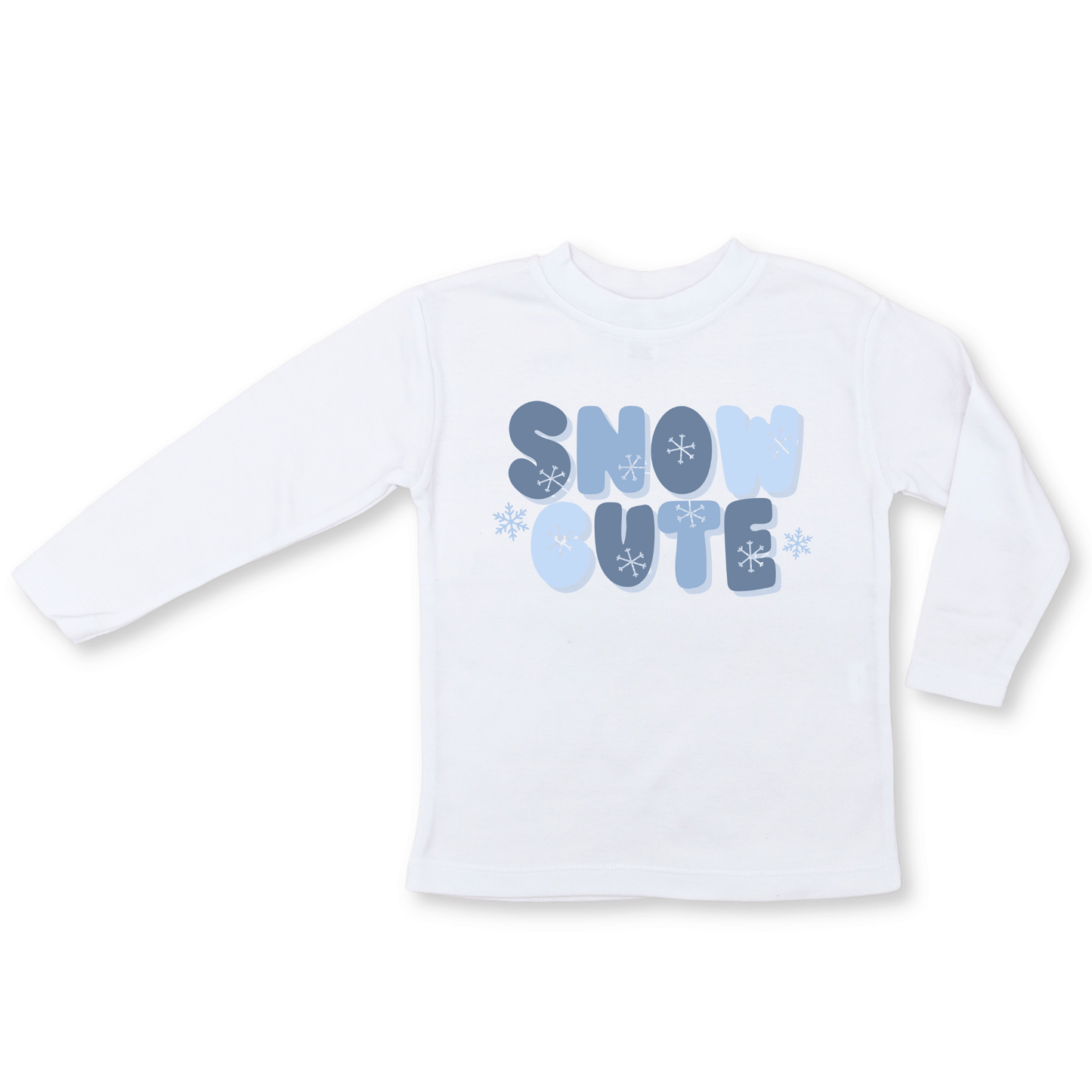 Toddler Girl's & Boy's T-shirt | Sizes 2T to 5/6T | Snow Cute | FINAL SALE