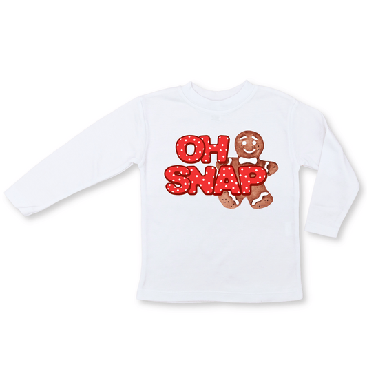 Toddler Girl's & Boy's T-shirt | 100% Cotton | Sizes 2T to 5/6T | Oh Snap