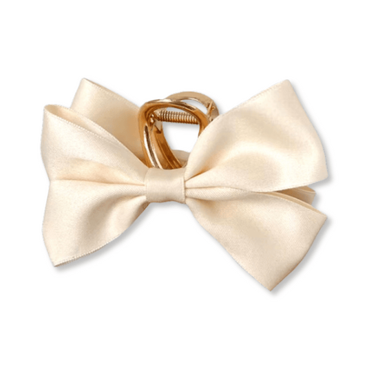 Mama Claw Clip | Ivory Bow