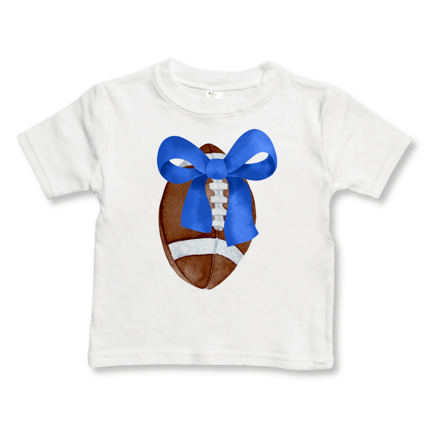 Toddler T-shirt | Sizes 2T to 5/6T | Football Bow