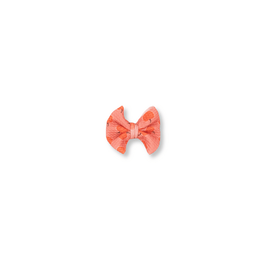 Baby & Toddler Bow | Clip in Hairbow | Handmade Bullet Bow | Small Bow | Pumpkins | sclip