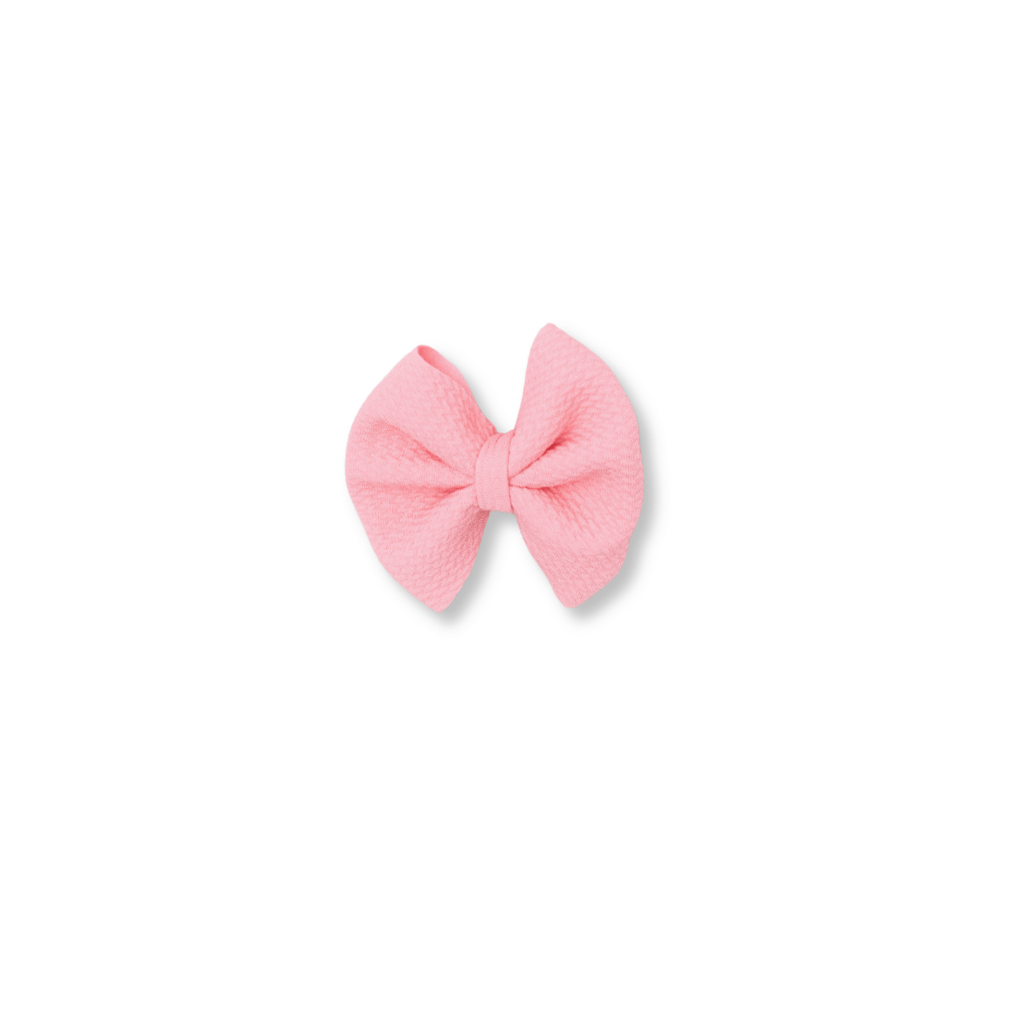 Baby & Toddler Bow | Clip in Hairbow | Handmade Bullet Bow | Medium Bow | Bubblegum | FINAL SALE