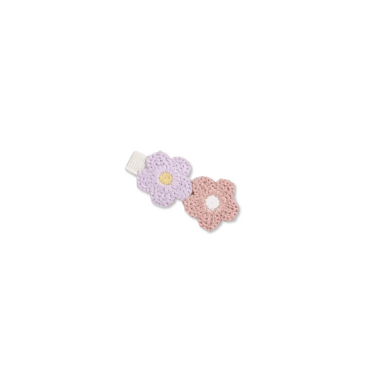 Baby & Toddler Clip | Daisies | Mini | Pink & Purple | sclip