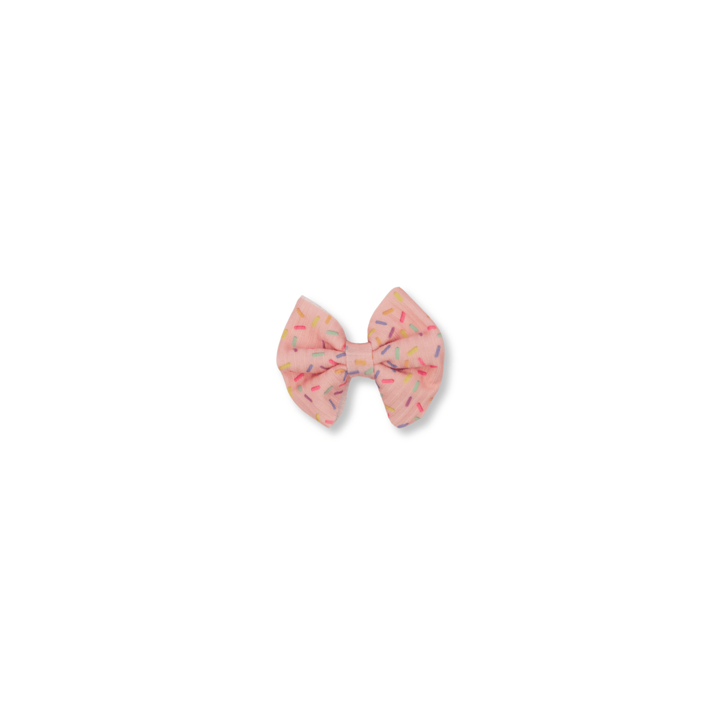 Baby & Toddler Bow | Clip in Hairbow | Handmade Bullet Bow | Small or Mini Bow | Birthday Sprinkles | ssclip