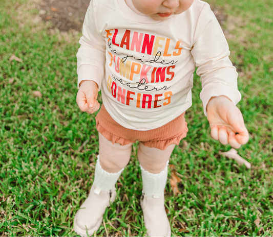 Baby & Toddler Sweatshirt | Sizes 6-12m up to 3T | Fall Things