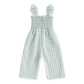 PRE-ORDER Spring Jumpsuit | Sizes 6-12m to 4T | Sage Gingham